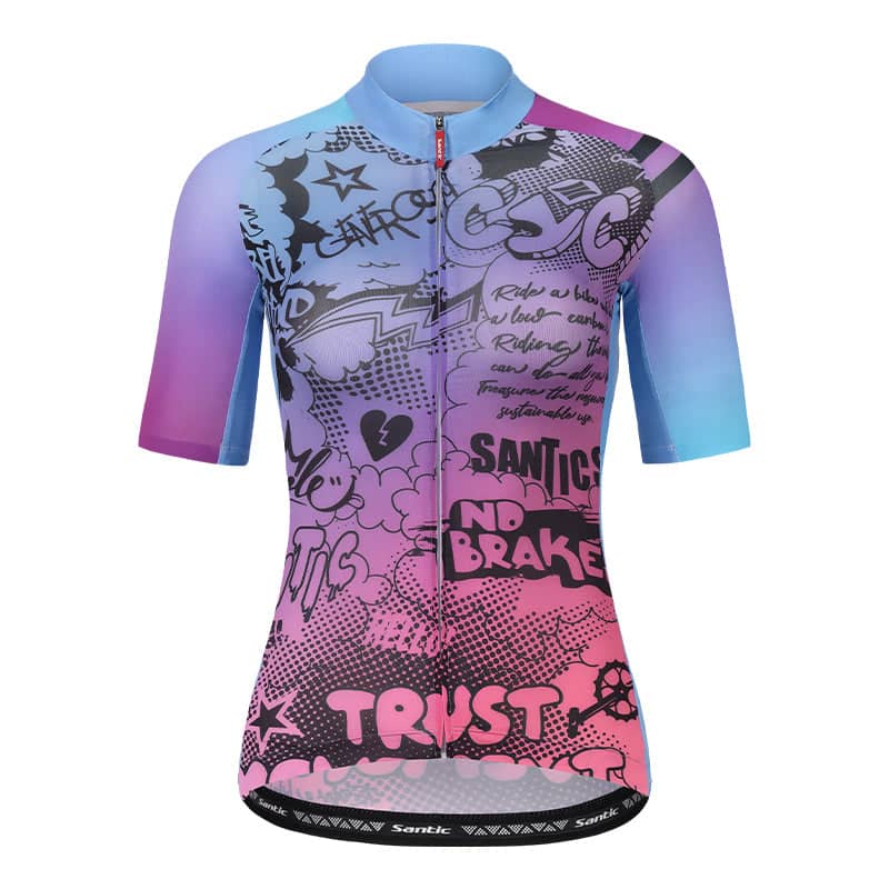 Santic Flowers Women's jersey Santic