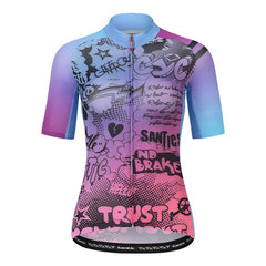 Santic Flowers Women's jersey Santic